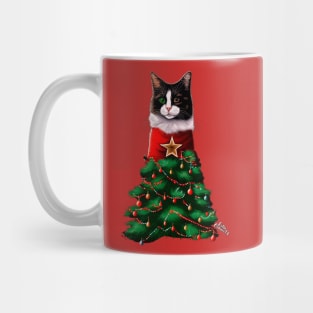 Meowy Christmas Mug